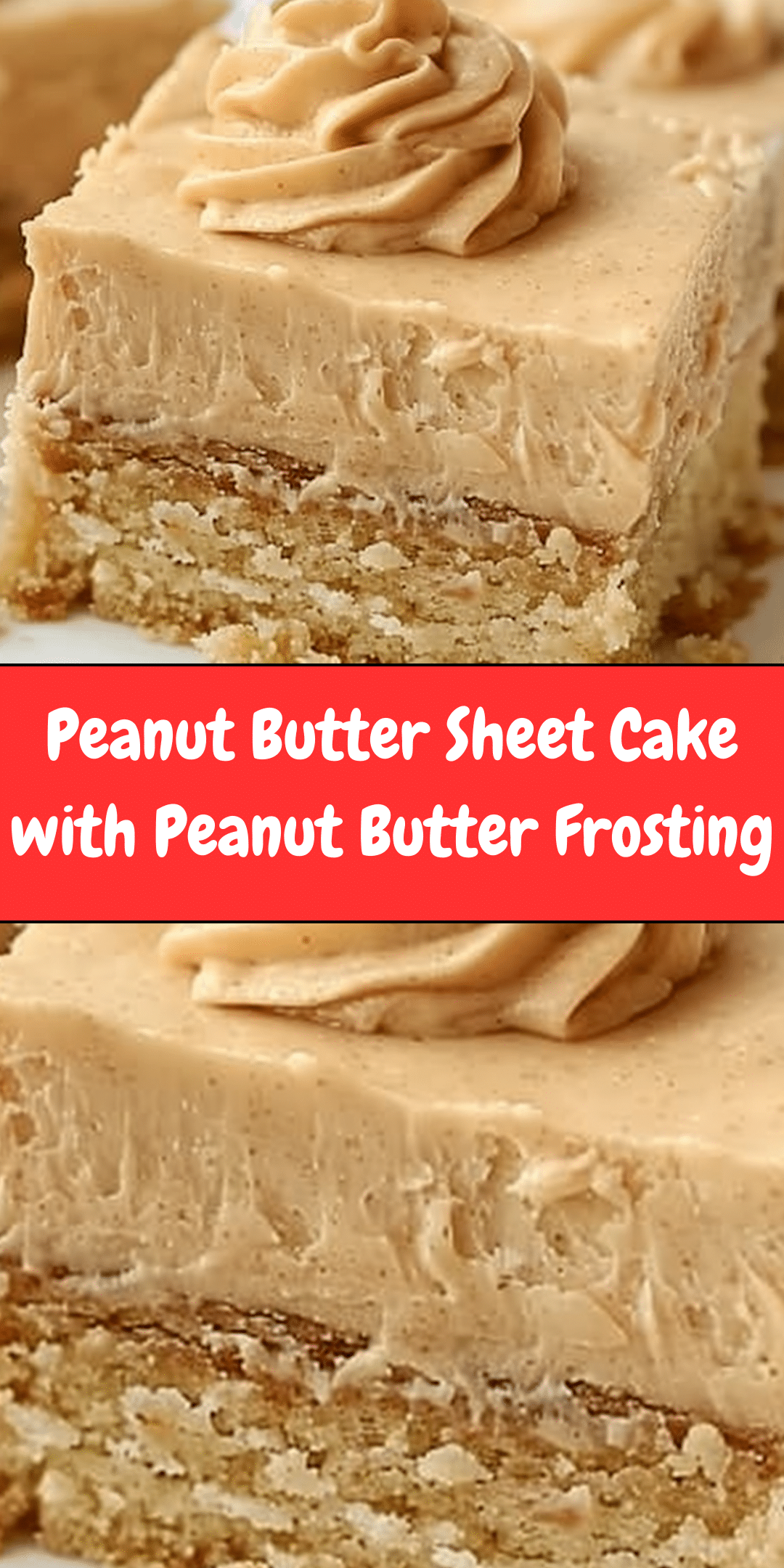 Peanut Butter Sheet Cake with Peanut Butter Frosting | Cheryl's Cooking