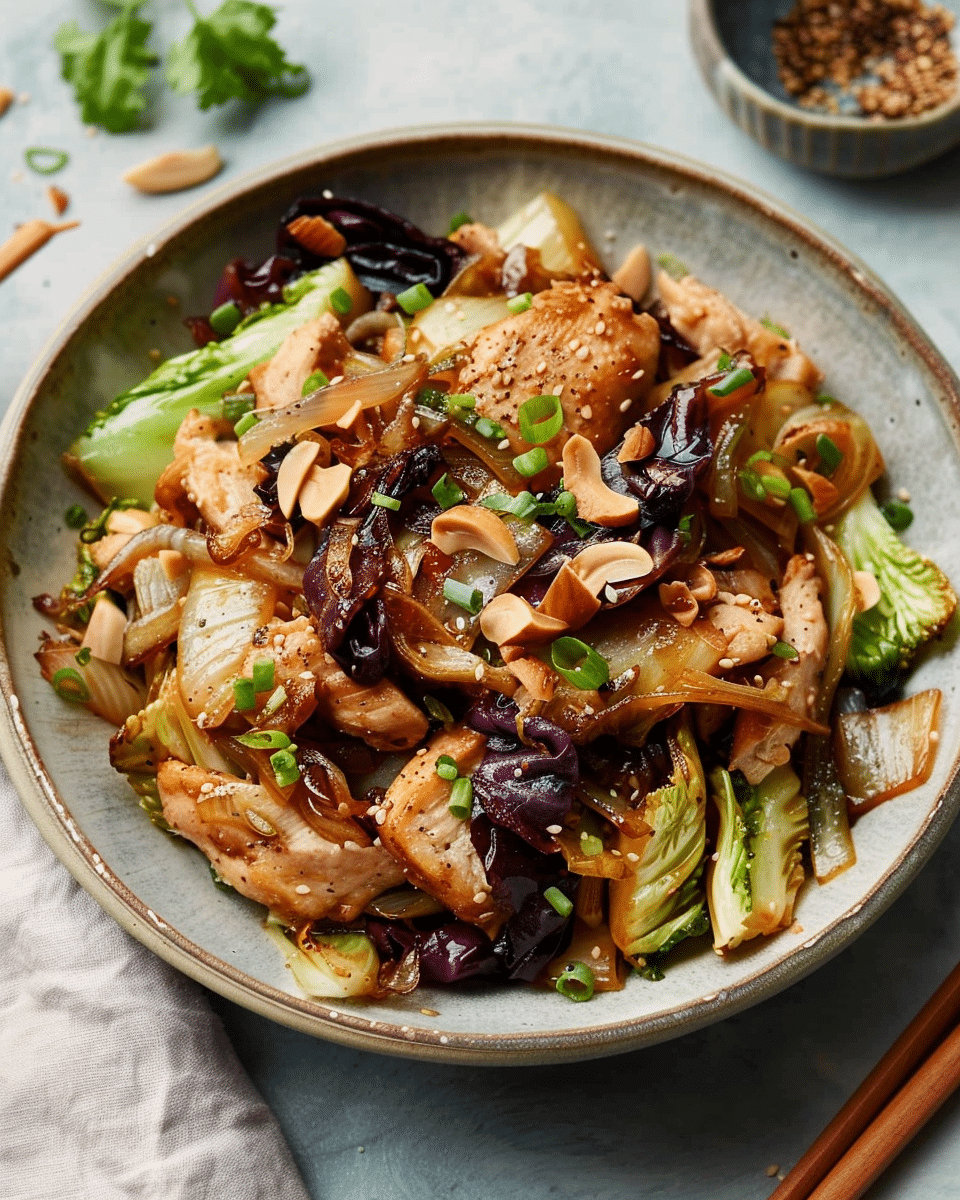 Chicken Cabbage Stir Fry 3 Chicken Cabbage Stir Fry