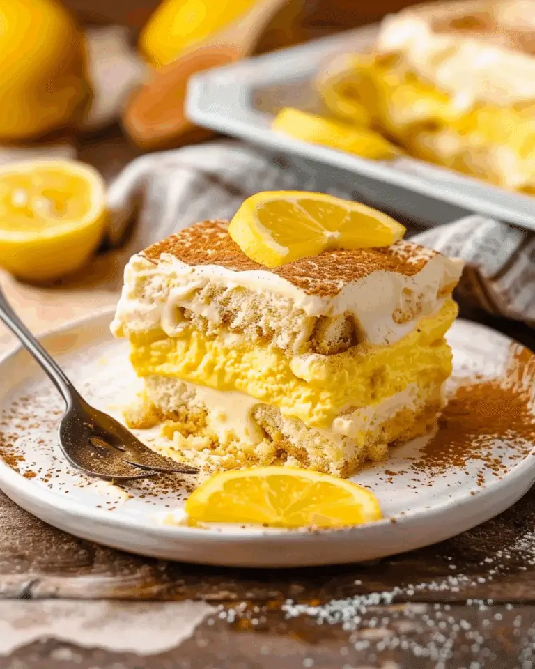 Lemon Tiramisu | Cheryl's Cooking