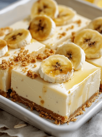 Banana Pudding Cheesecake Squares