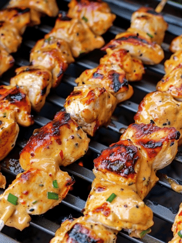 Bang Bang Chicken Skewers