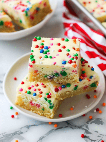 Christmas Sugar Cookie Bars