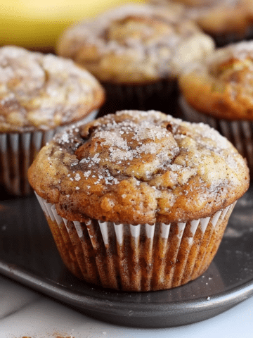 Cinnamon Banana Bread Muffins