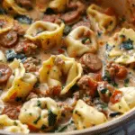 Creamy Crockpot Tortellini