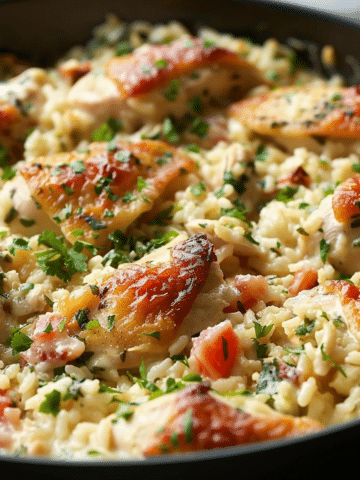 Creamy Parmesan One-Pot Chicken and Rice