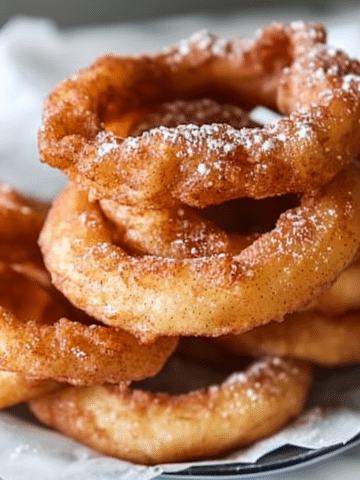 Fried Cinnamon Apple Rings