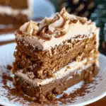 Gingerbread Cake with Molasses Cream Cheese Frosting