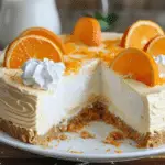 No-Bake Orange Creamsicle Cheesecake