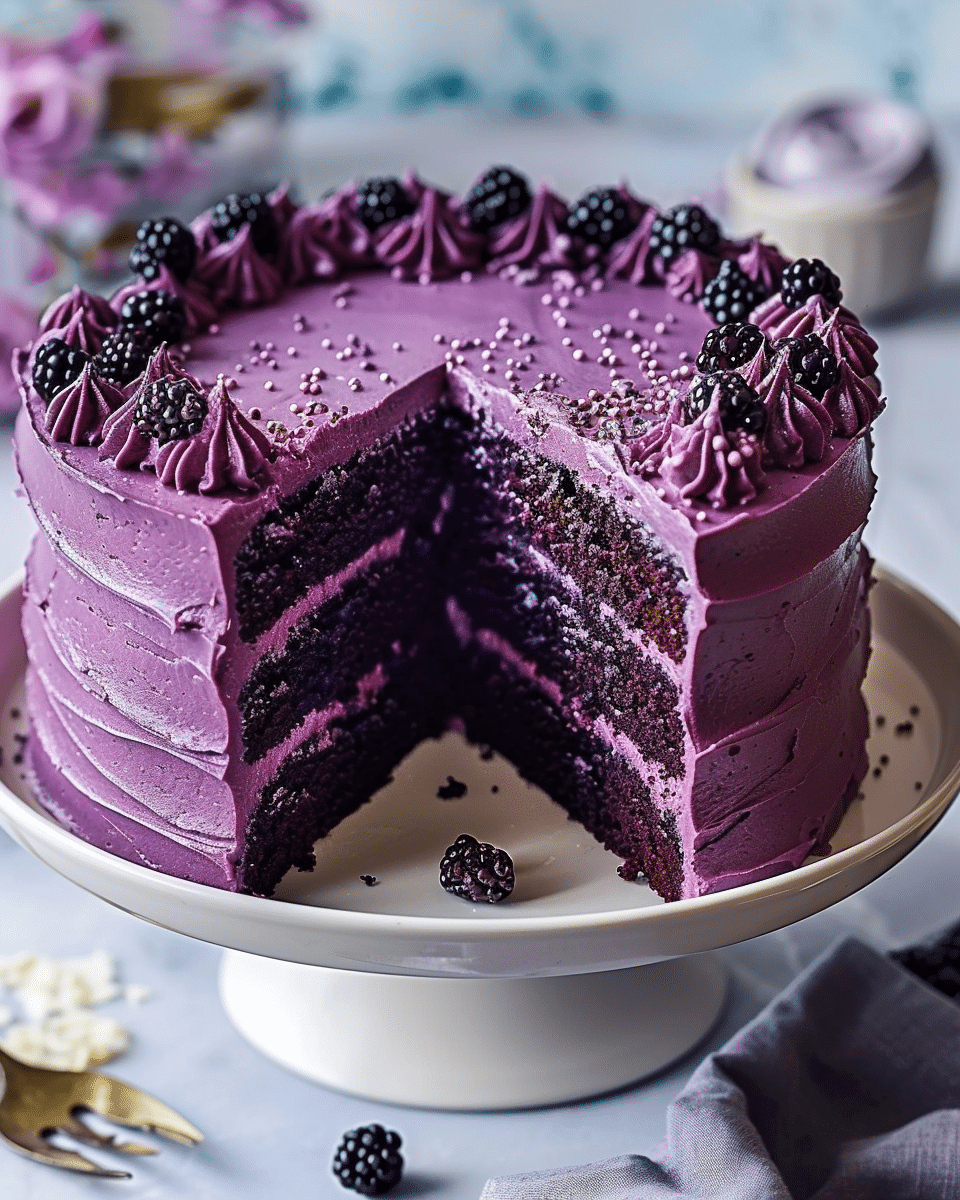 Purple Velvet Cake