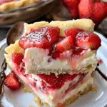 Strawberry Cream Cheese Cake Bars