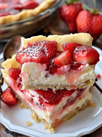 Strawberry Cream Cheese Cake Bars