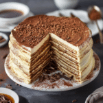 Tiramisu Crepe Cake