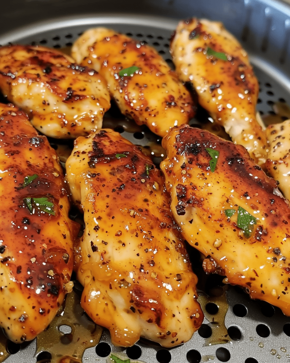 Air Fryer Honey Butter Garlic Chicken Tenders