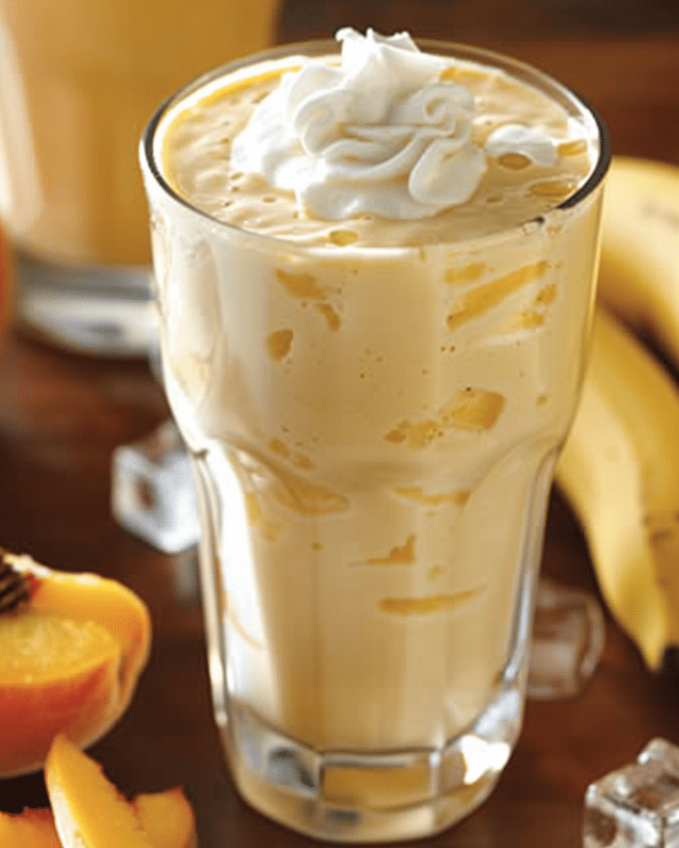 Banana Peach Smoothie