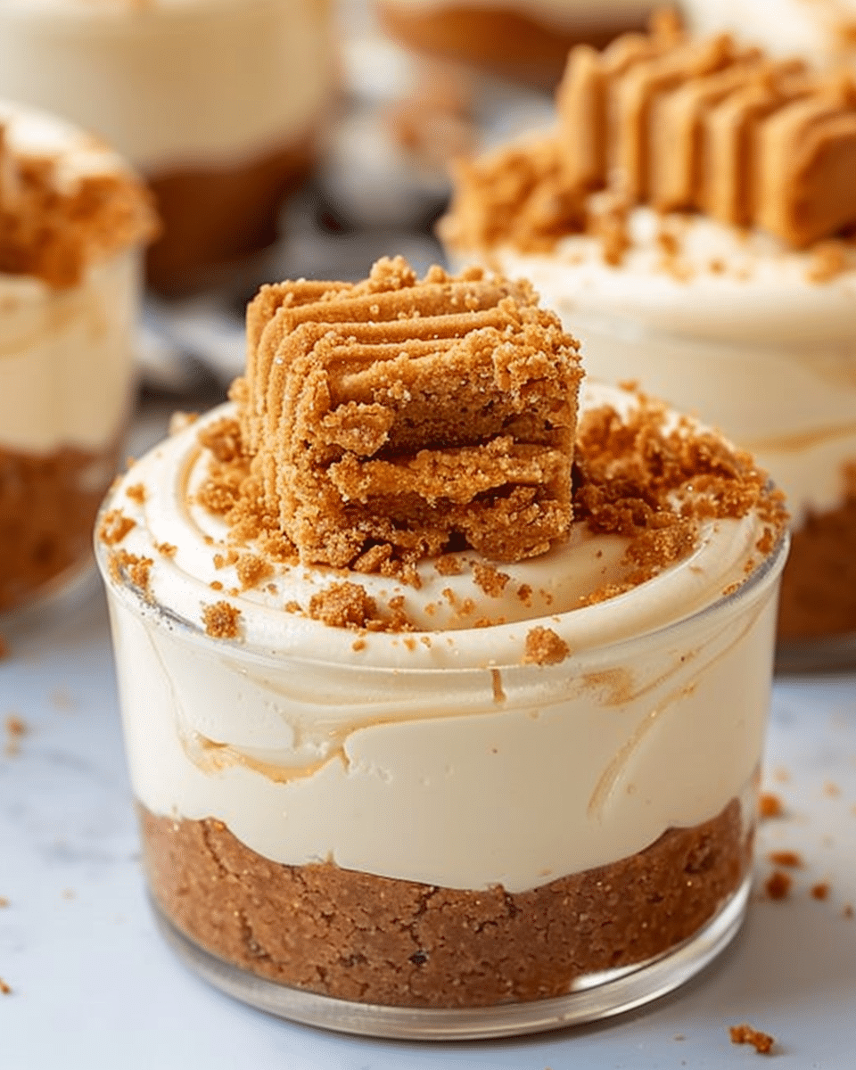 Biscoff Cheesecake Cups