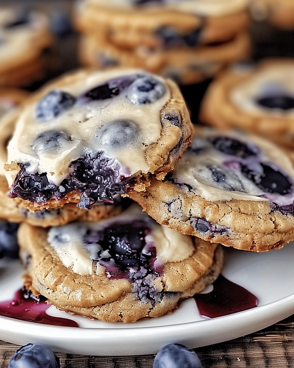 Blueberry Cheesecake Cookies