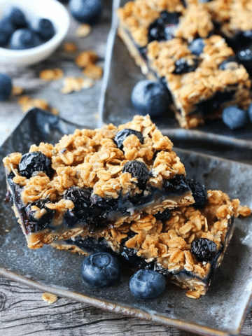 Blueberry Oatmeal Breakfast Bars