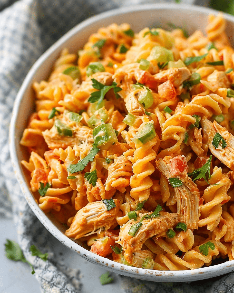 Buffalo Chicken Pasta Salad