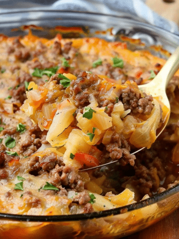 Cabbage and Ground Beef Skillet