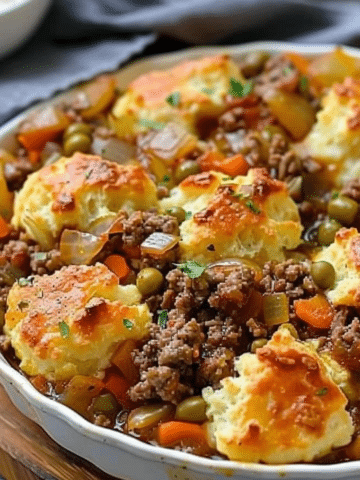 Cheddar Bay Ground Beef Cobbler