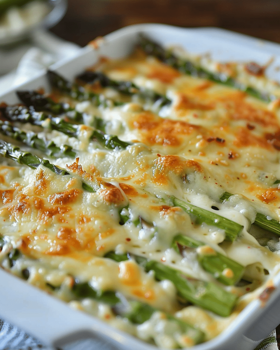 Cheesy Baked Asparagus