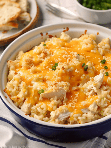 Cheesy Chicken and Rice Casserole