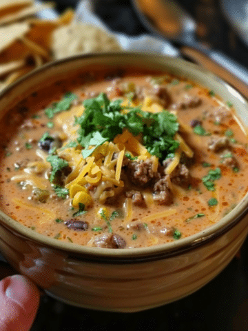 Cheesy Enchilada Chili