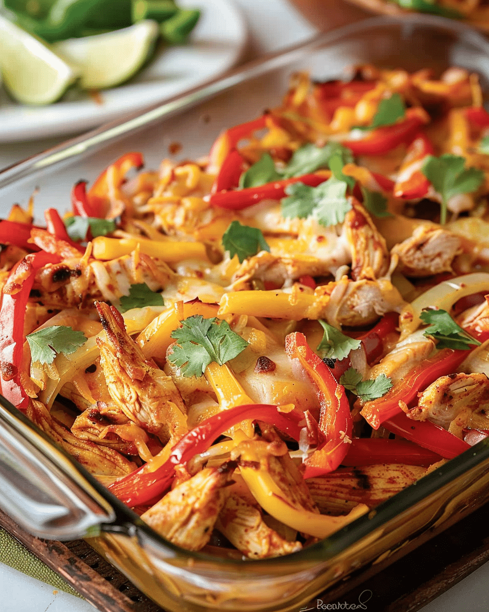 Chicken Fajita Casserole