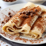 Cinnamon Roll Protein Crepes