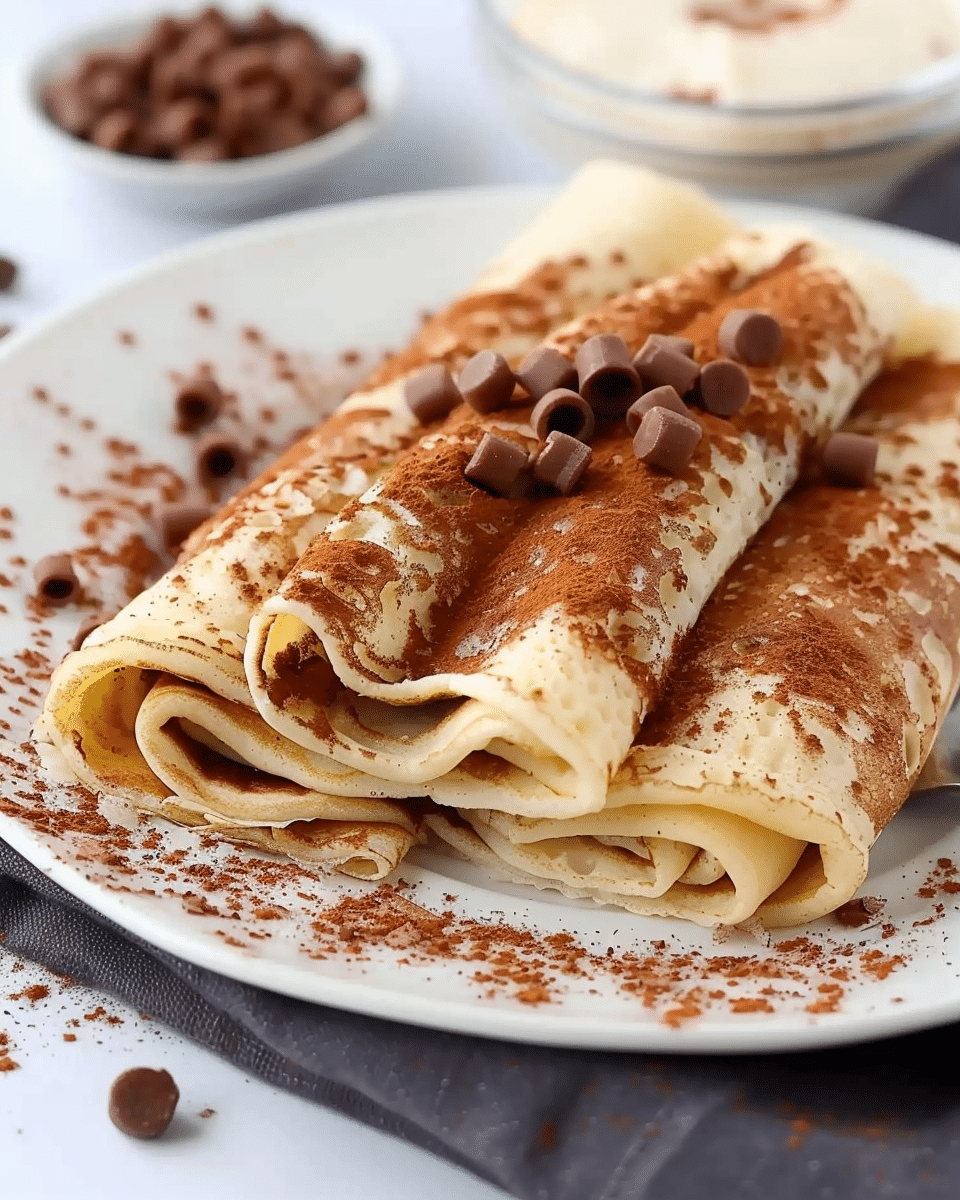 Cinnamon Roll Protein Crepes