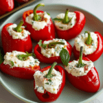 Cream Cheese Stuffed Piquante Peppers