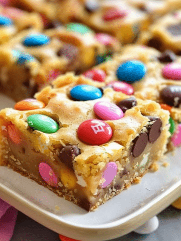 Easter Cake Mix Cookie Bars