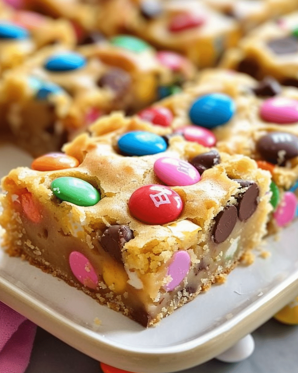 Easter Cake Mix Cookie Bars