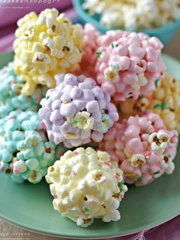 Easter Popcorn Balls