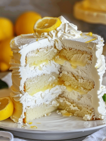 Italian Lemon Cream Cake