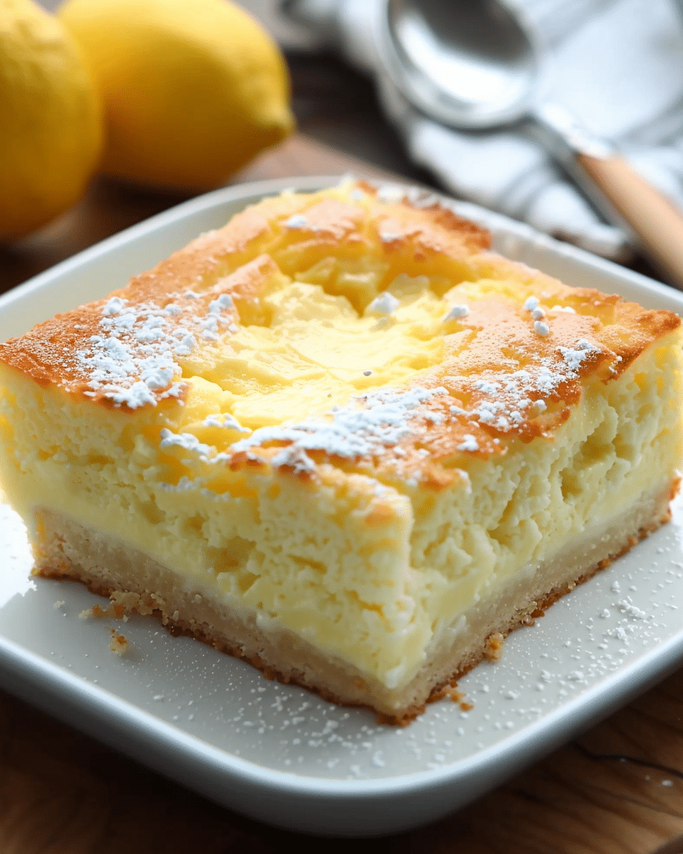 Lemon Custard Cake