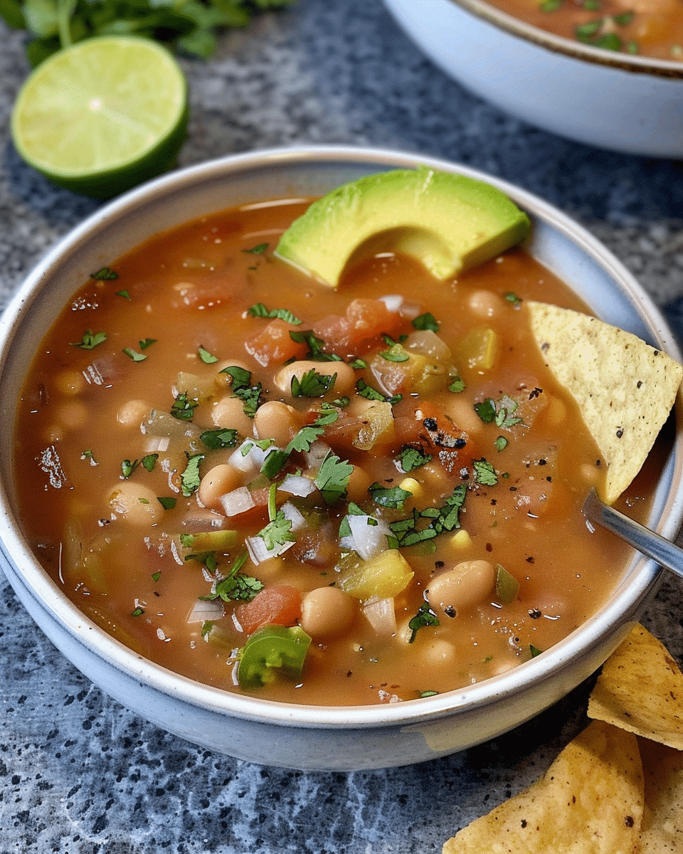 Mexican Pinto Bean Soup