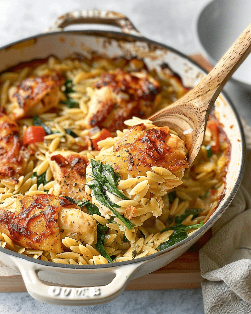 Monterey Chicken One-Pan Orzo