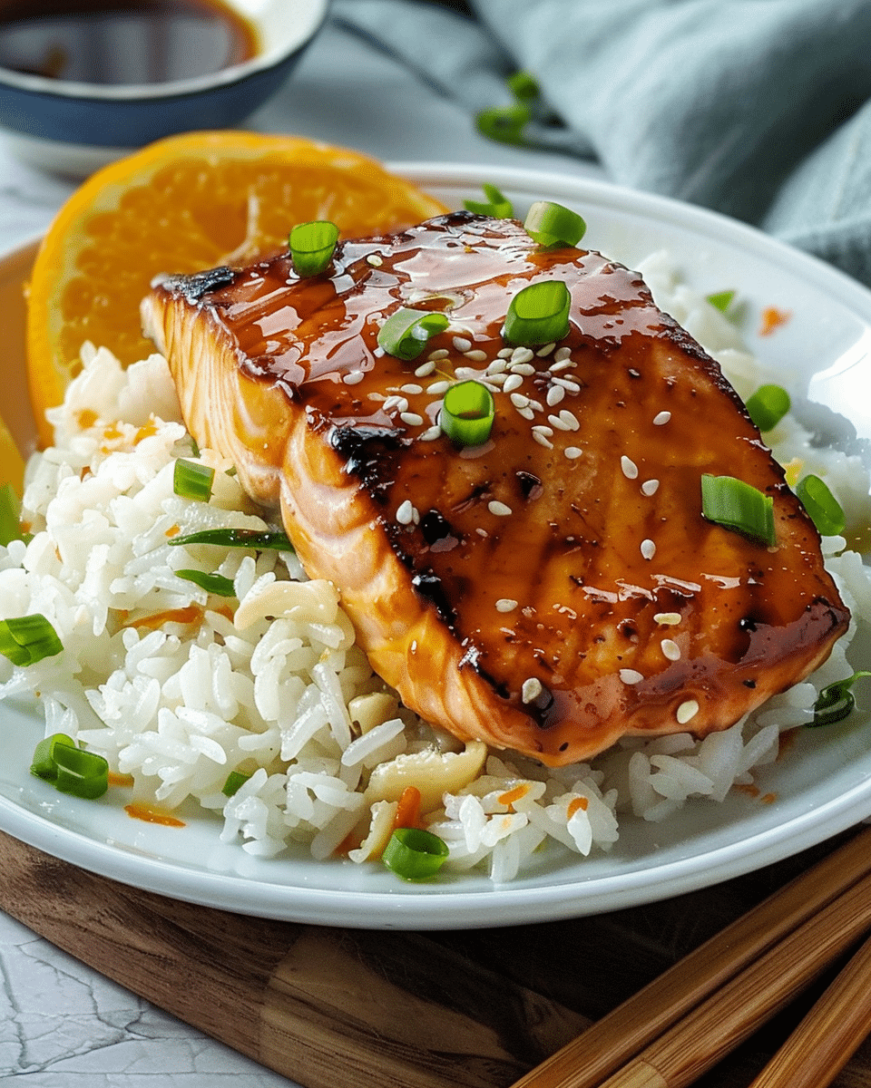 Orange Teriyaki Salmon