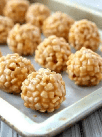 Rice Crispy Peanut Butter Balls