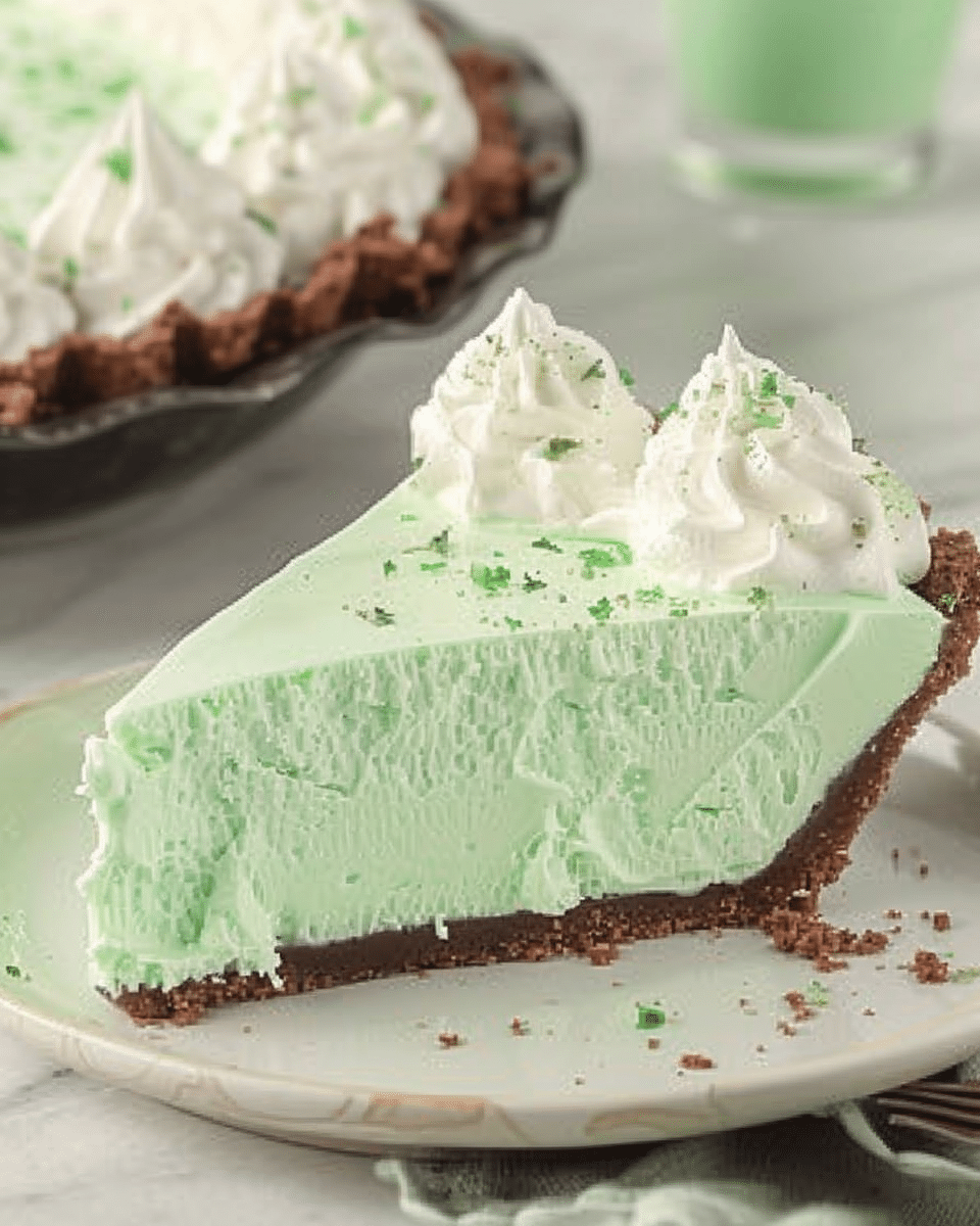 Shamrock Shake Pie