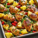 Sheet Pan Teriyaki Chicken and Pineapple