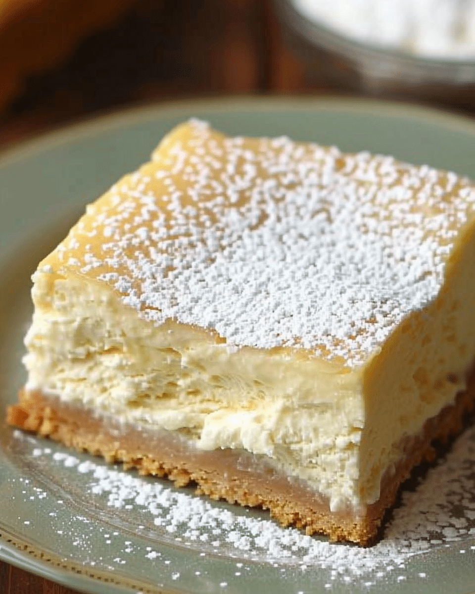 Vanilla Custard Cream Squares