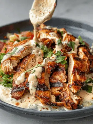 Chicken Shawarma with Creamy Garlic Sauce
