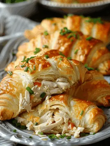 Chicken Stuffed Crescent Rolls