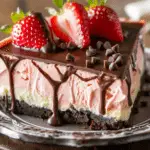 Chocolate Covered Strawberry Cheesecake