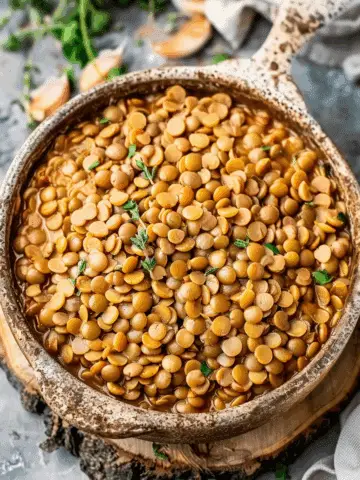 Creamy Lentils