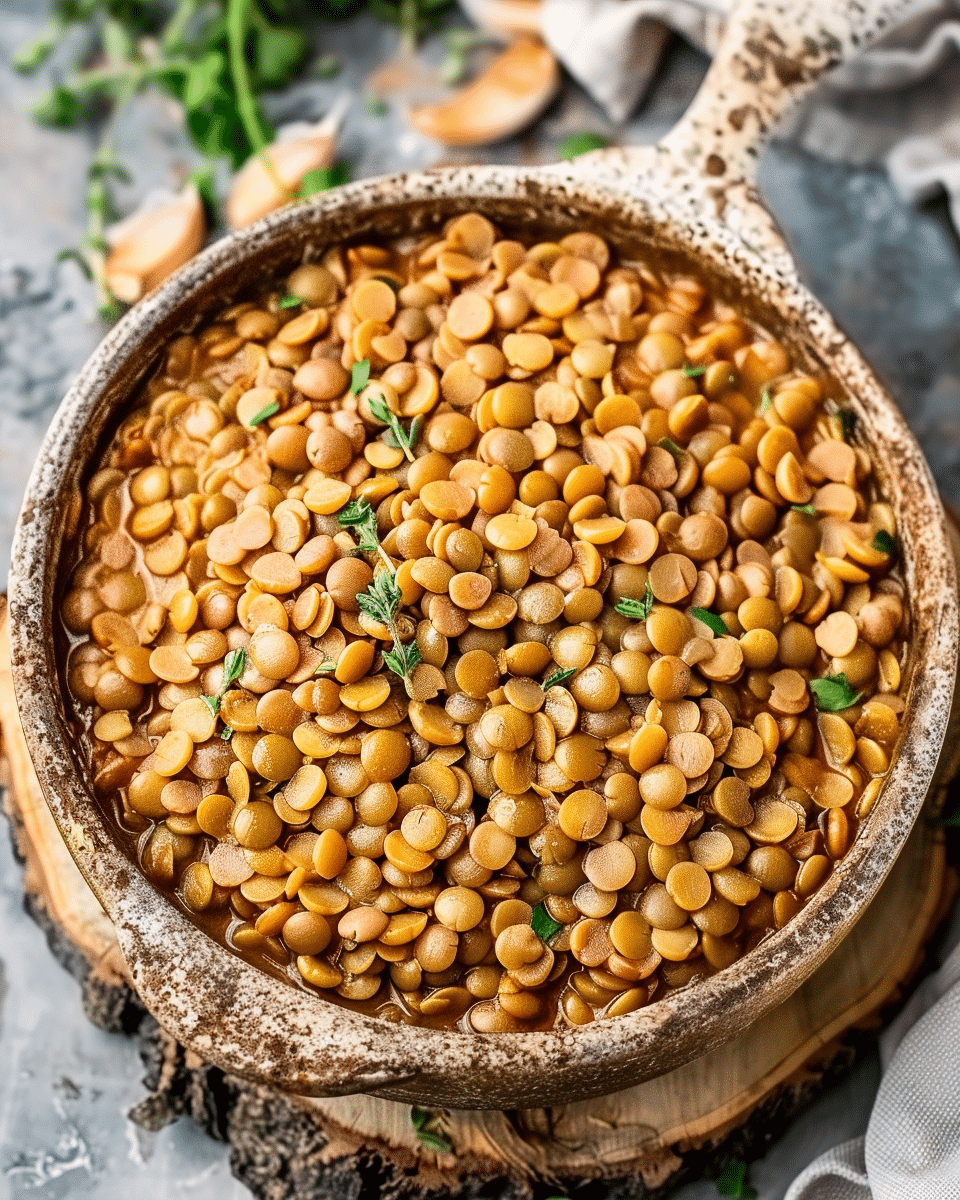 Creamy Lentils