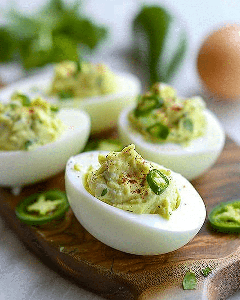 Jalapeño Popper Deviled Eggs