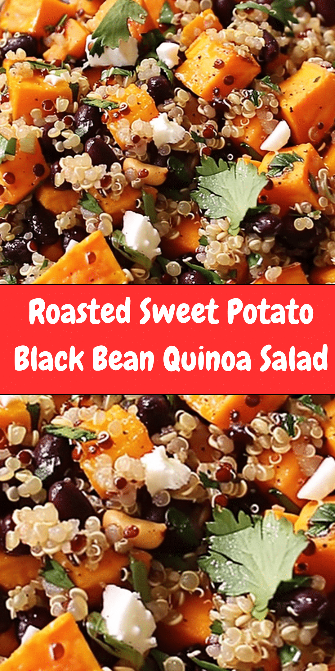 Roasted Sweet Potato Black Bean Quinoa Salad | Cheryl's Cooking